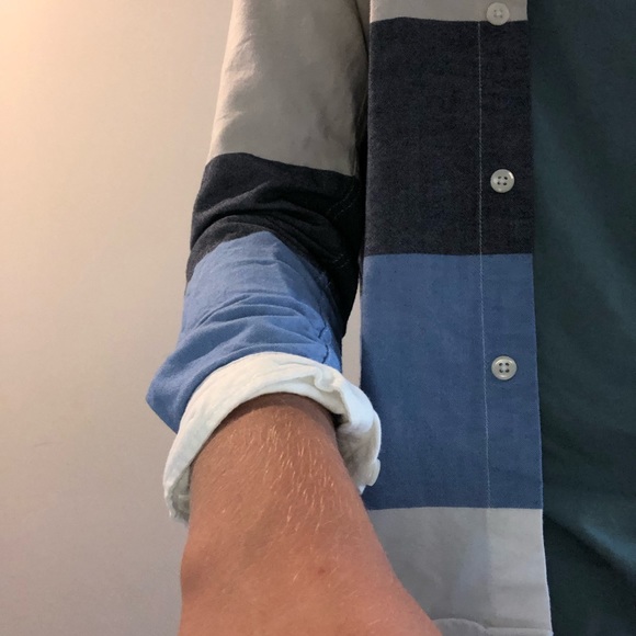 men’s striped button down - Picture 4 of 4